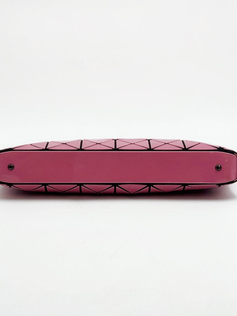 BAO BAO ISSEY MIYAKE Pink Geometric Chain Shoulder Clutch Bag - Picture 6 of 14